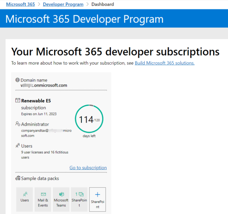 Microsoft 365 E5开发者 –